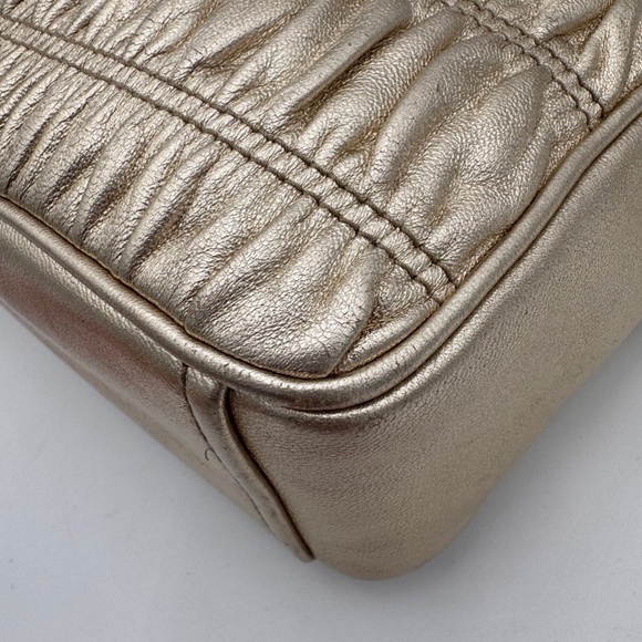 PRADA Nappa Gaufre Camera Bag Gold - Picture 7 of 12